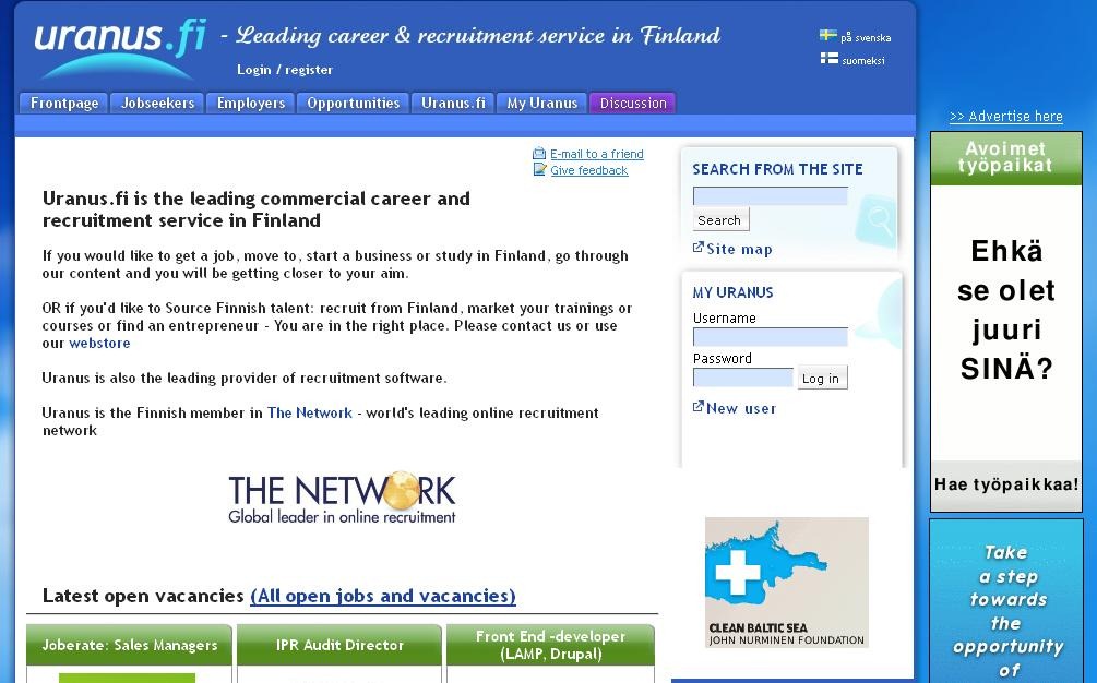 Top Job Sites In Finland