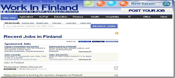 Work in Finland