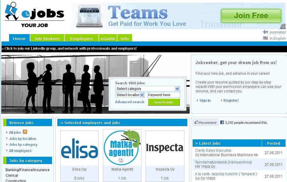 Top Job Sites In Finland