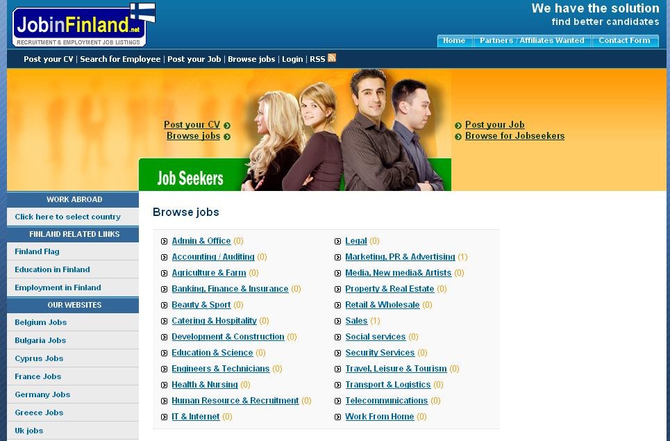 Top Job Sites In Finland