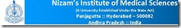 jobs in nizam institute of medical sciences