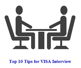 Tips for Visa interview